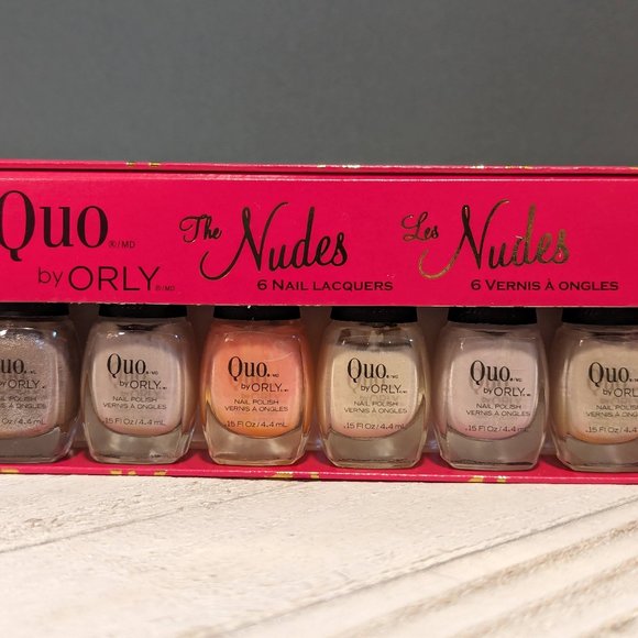 QUO Mini Nail Polish Set (nude tones) - Picture 2 of 2